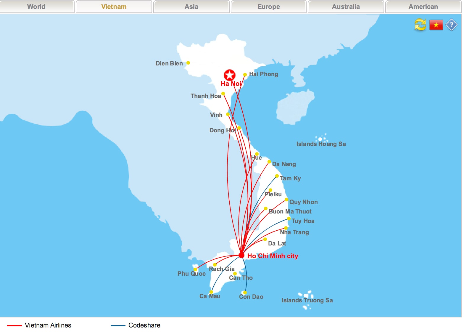 Tầm bay quốc tết Vietnam Airlines