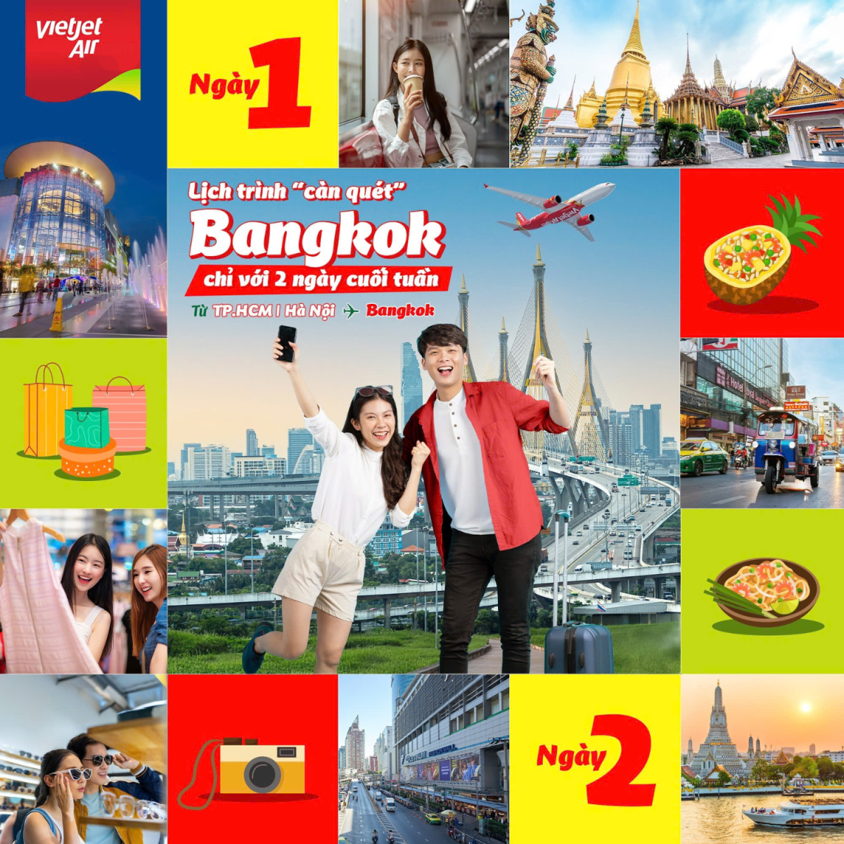 Bay Vietjet Bangkok chỉ 120k